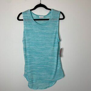 Ardene Women's Tank Top Space dye Sleeveless Blue Teal Size Medium